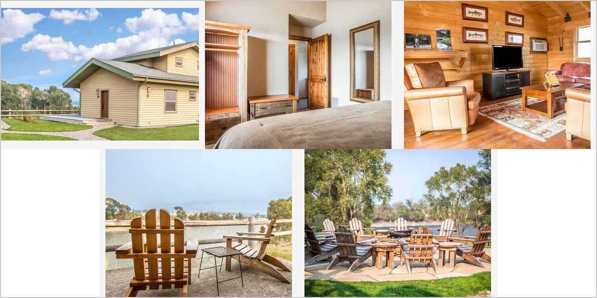 The Yellowstone Valley Lodge Wedding Venue Collage